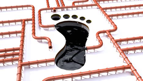 Carbon-footprint-oil-brown-pipeline-pipe-line-foot-print-oil-climate-change-4k